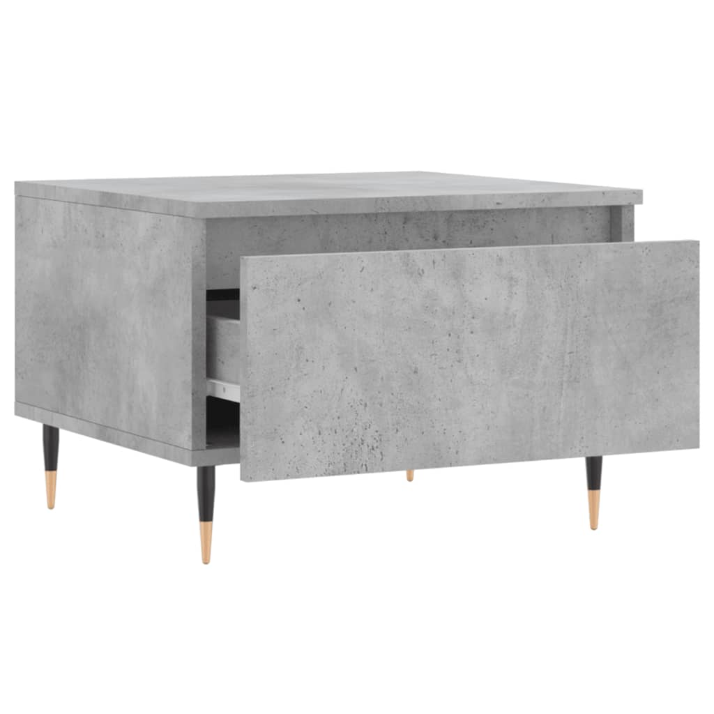 Coffee tables 2 pcs concrete gray 50x46x35 cm engineered wood