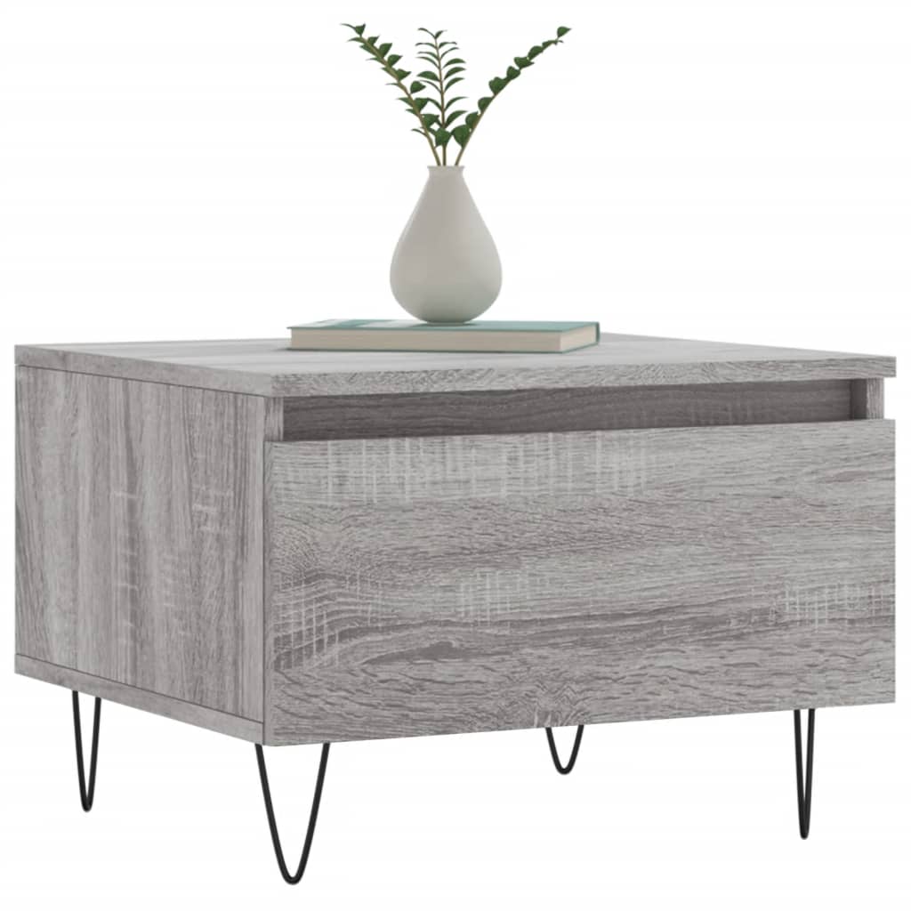 Coffee tables 2 pcs sonoma gray 50x46x35 cm engineered wood