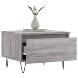 Coffee tables 2 pcs sonoma gray 50x46x35 cm engineered wood