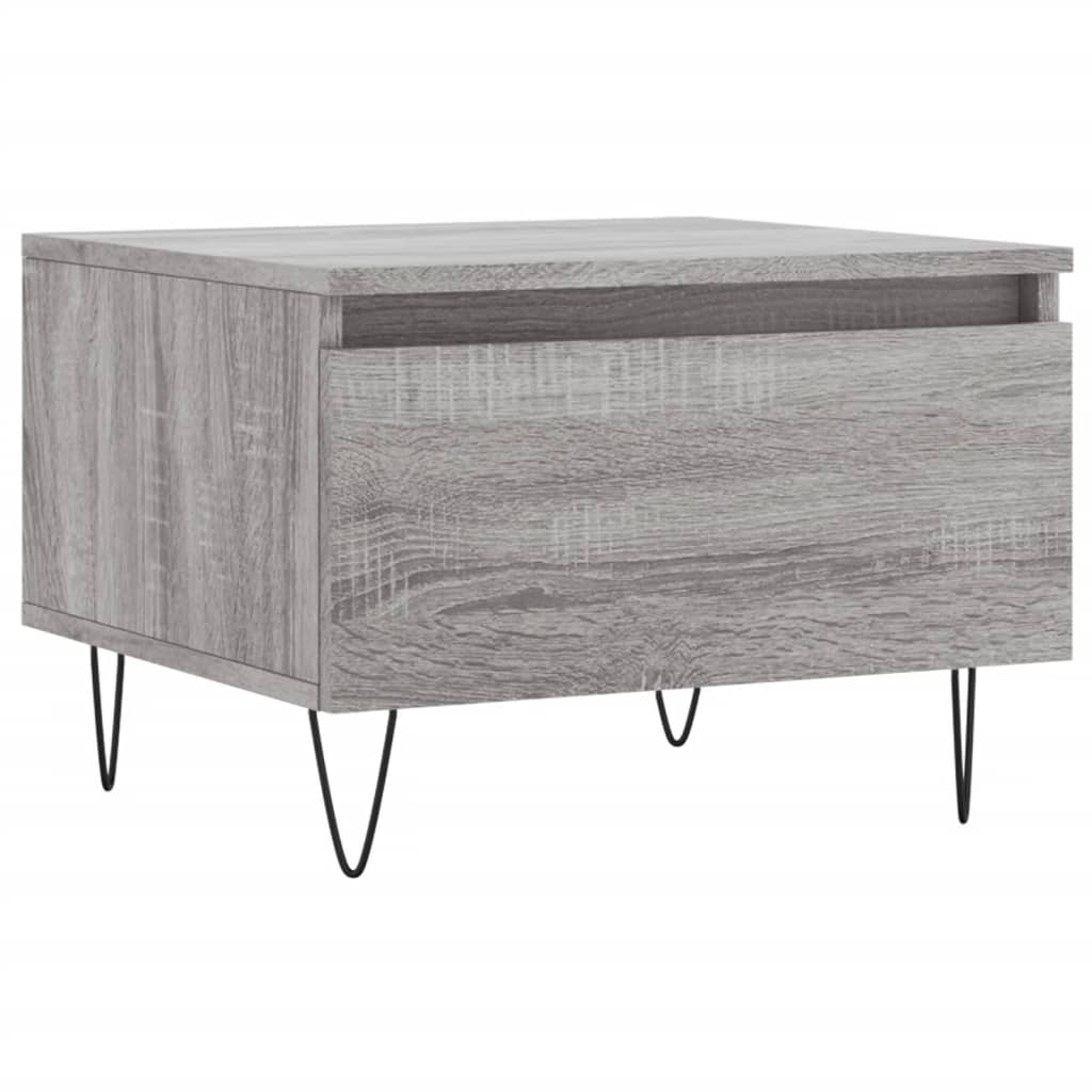 Coffee tables 2 pcs sonoma gray 50x46x35 cm engineered wood