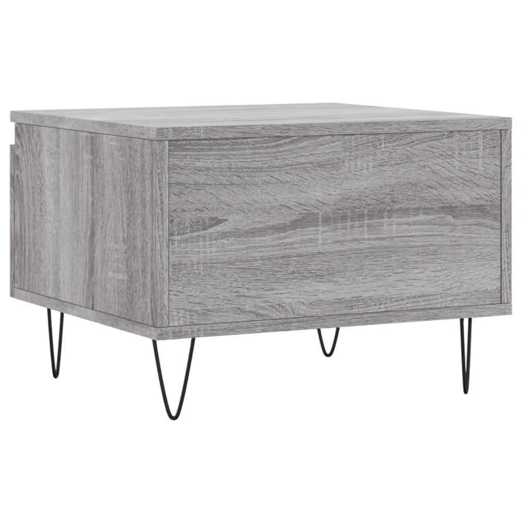 Coffee tables 2 pcs sonoma gray 50x46x35 cm engineered wood