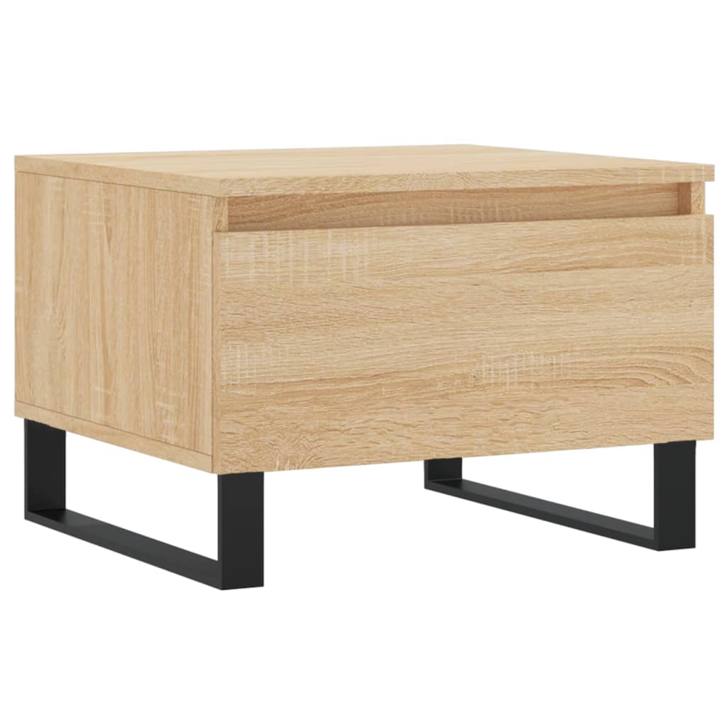 Coffee tables 2 pcs sonoma oak 50x46x35 cm engineered wood