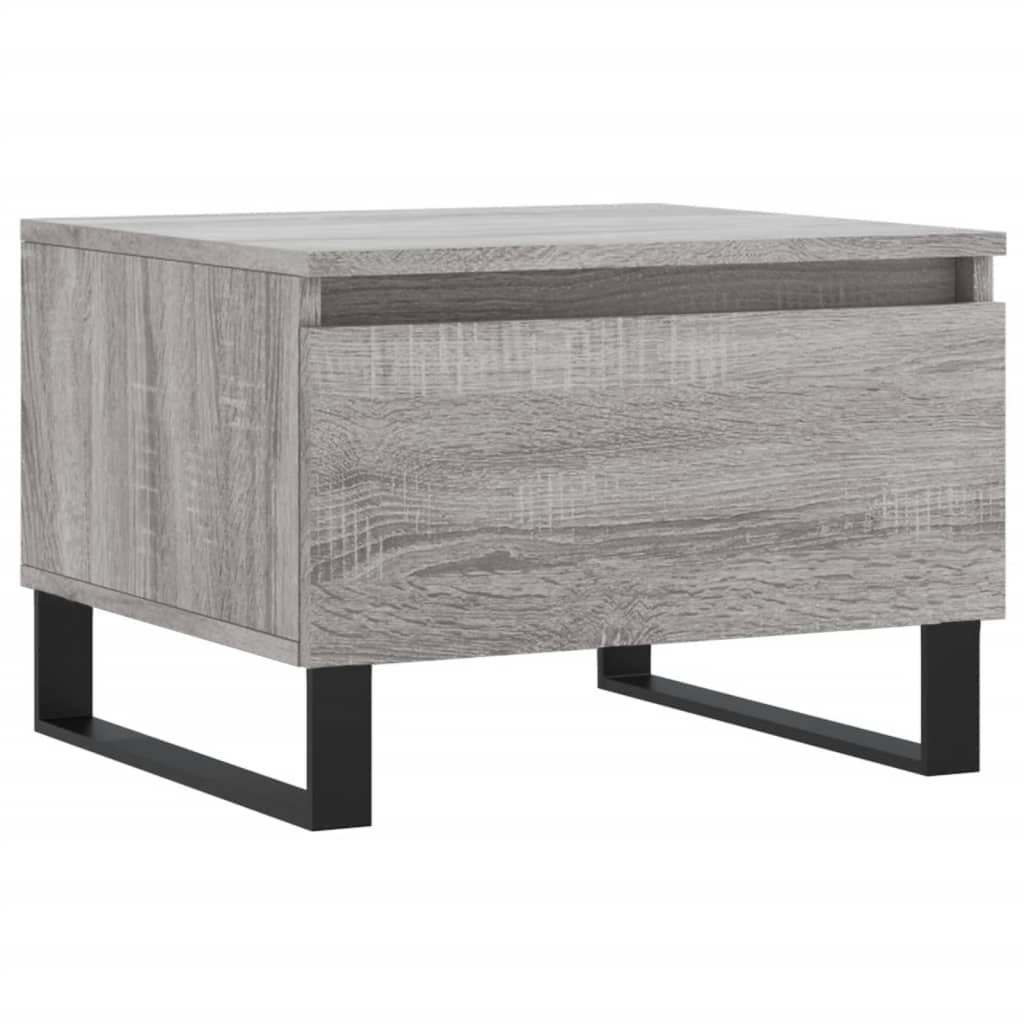 Table basse sonoma gris 50x46x35 cm bois d'ingénierie