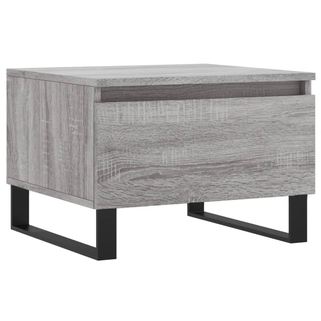 Couchtische 2 Stk. Sonomagrau 50x46x35 cm Holzwerkstoff