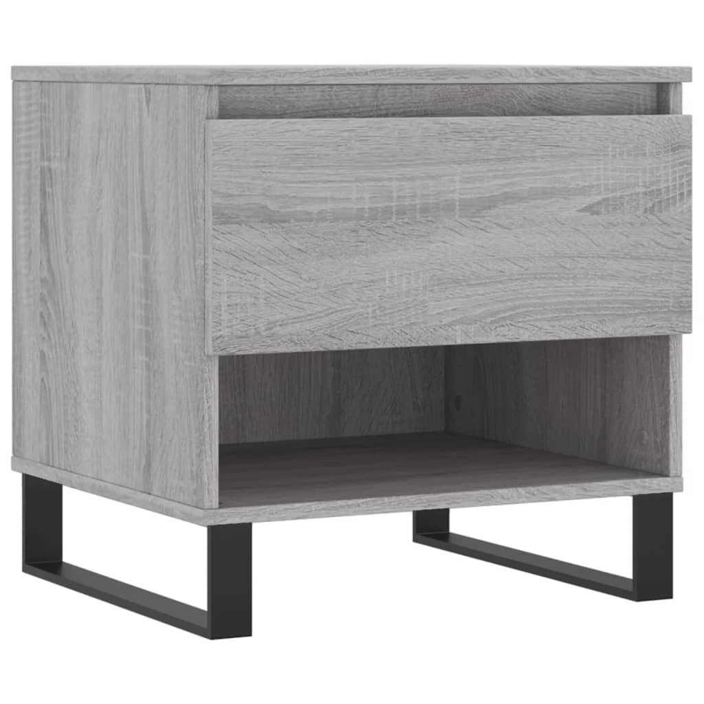 Sonoma coffee table gray 50x46x50 cm engineered wood