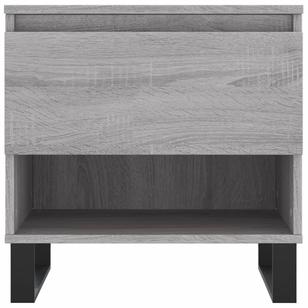 Sonoma coffee table gray 50x46x50 cm engineered wood