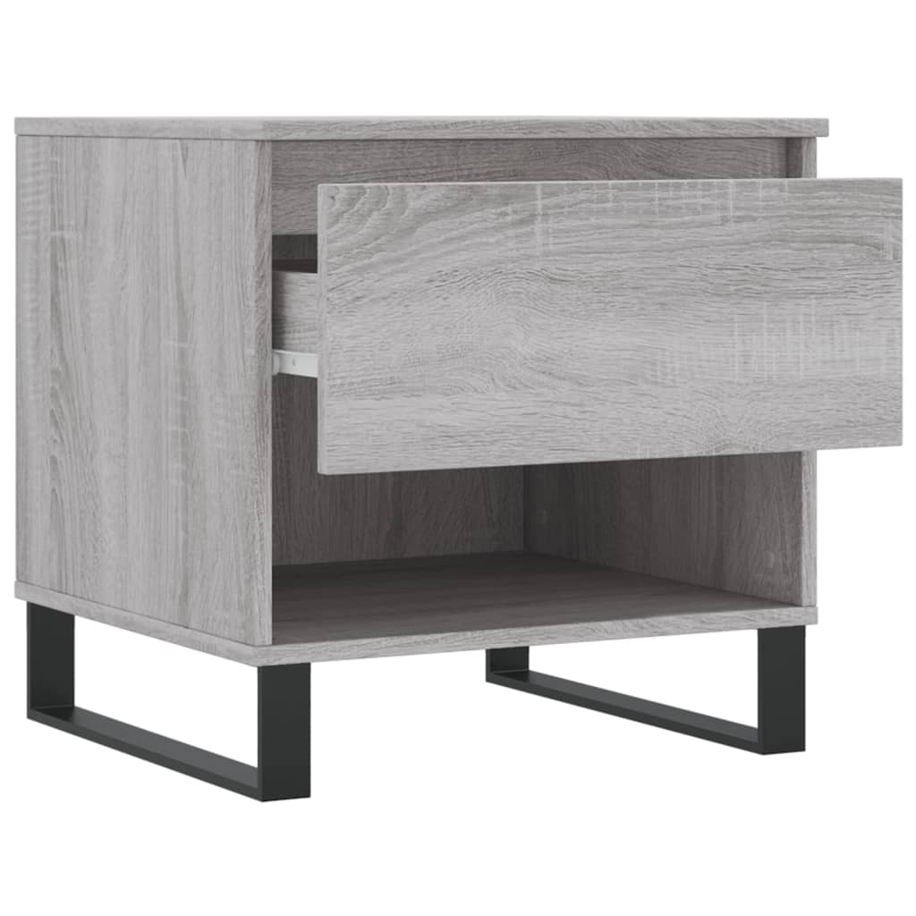 Couchtische 2 Stk. Sonomagrau 50x46x50 cm Holzwerkstoff