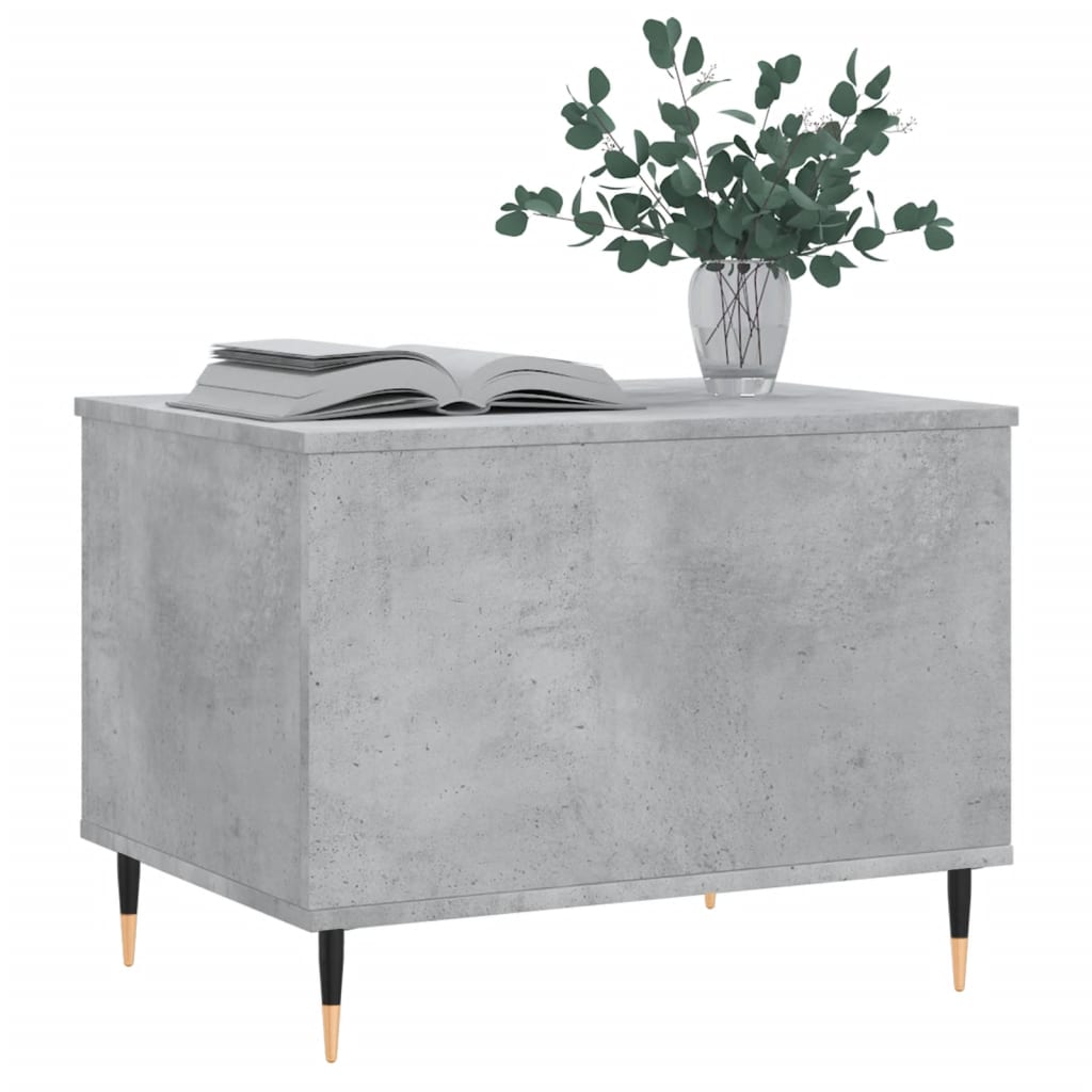 Concrete Grey Coffee Table 60x44.5x45 cm Engineered Wood