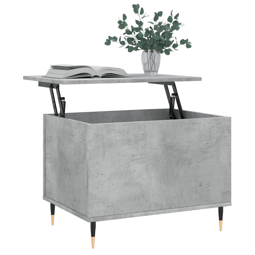 Concrete Grey Coffee Table 60x44.5x45 cm Engineered Wood