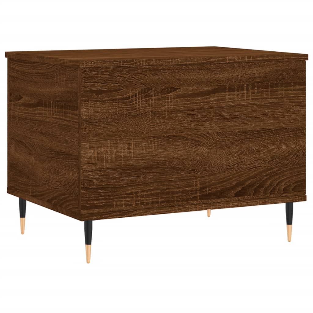 Table basse Chêne marron 60x44,5x45 cm Bois d'ingénierie