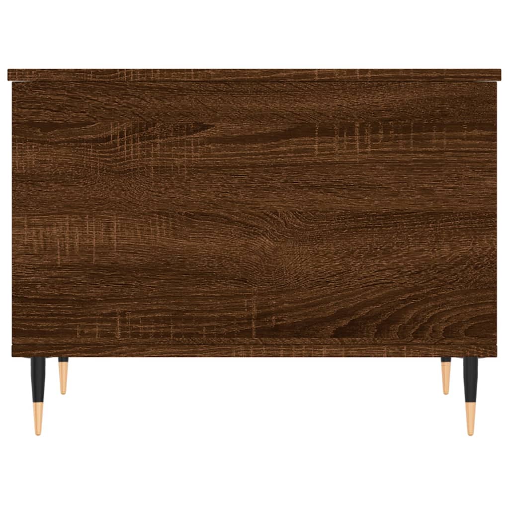 Table basse Chêne marron 60x44,5x45 cm Bois d'ingénierie