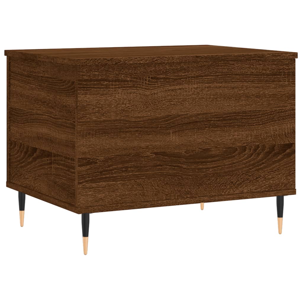 Table basse Chêne marron 60x44,5x45 cm Bois d'ingénierie