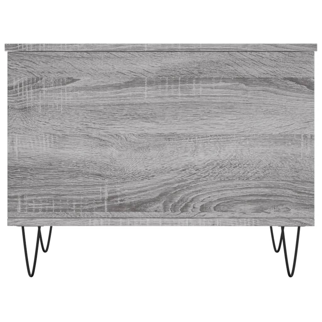 Sonoma grauer Couchtisch 60x44,5x45 cm Holzwerkstoff