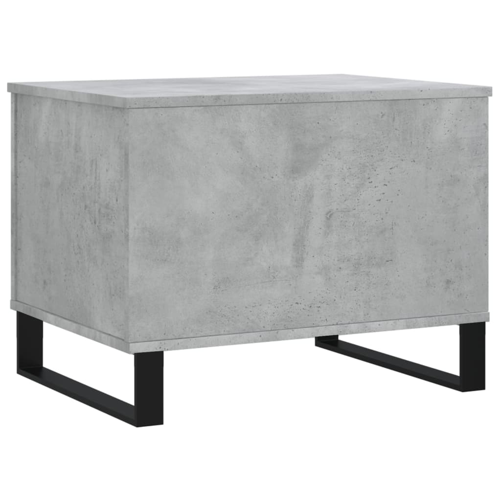 Table basse Gris béton 60x44,5x45 cm Bois d'ingénierie