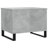 Table basse Gris béton 60x44,5x45 cm Bois d'ingénierie