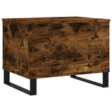 Table basse Chêne fumé 60x44,5x45 cm Bois d'ingénierie