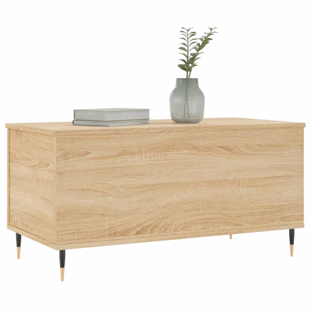 Coffee table Sonoma oak 90x44.5x45 cm Engineered wood