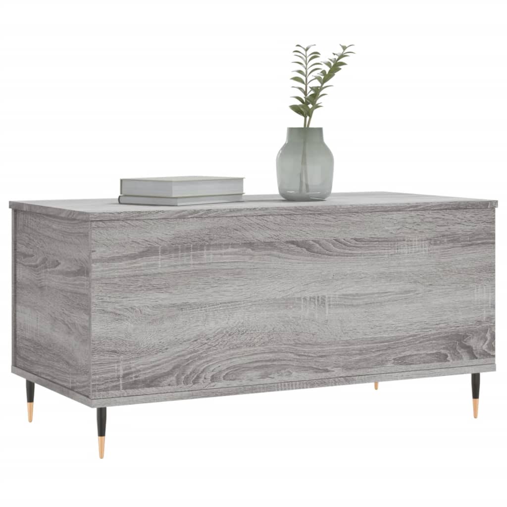 Sonoma coffee table gray 90x44.5x45 cm Engineered wood