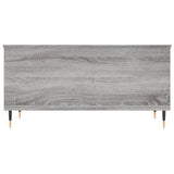 Sonoma grauer Couchtisch 90x44,5x45 cm Holzwerkstoff