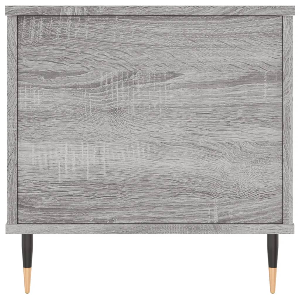 Sonoma grauer Couchtisch 90x44,5x45 cm Holzwerkstoff