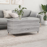 Sonoma coffee table gray 90x44.5x45 cm Engineered wood