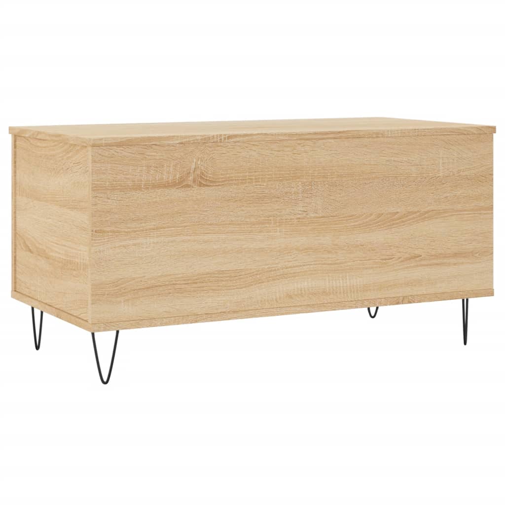 Table basse Chêne sonoma 90x44,5x45 cm Bois d'ingénierie