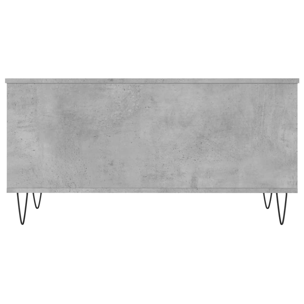 Table basse Gris béton 90x44,5x45 cm Bois d'ingénierie