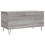 Sonoma grauer Couchtisch 90x44,5x45 cm Holzwerkstoff