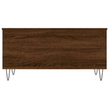 Table basse Chêne marron 90x44,5x45 cm Bois d'ingénierie