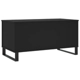 Couchtisch Schwarz 90x44,5x45 cm Holzwerkstoff