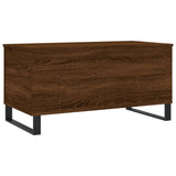 Table basse Chêne marron 90x44,5x45 cm Bois d'ingénierie