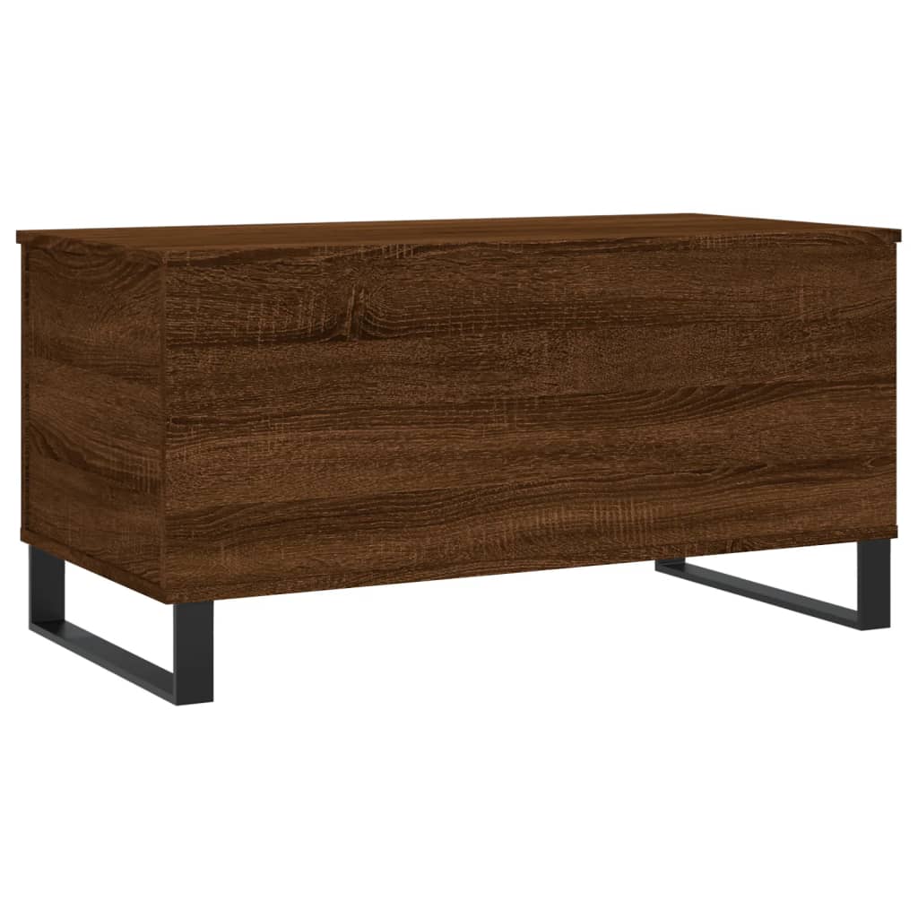 Table basse Chêne marron 90x44,5x45 cm Bois d'ingénierie