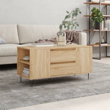 Sonoma oak coffee table 102x44.5x50 cm engineered wood