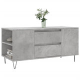 Betongrauer Couchtisch 102 x 44,5 x 50 cm, Holzwerkstoff