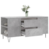 Betongrauer Couchtisch 102 x 44,5 x 50 cm, Holzwerkstoff