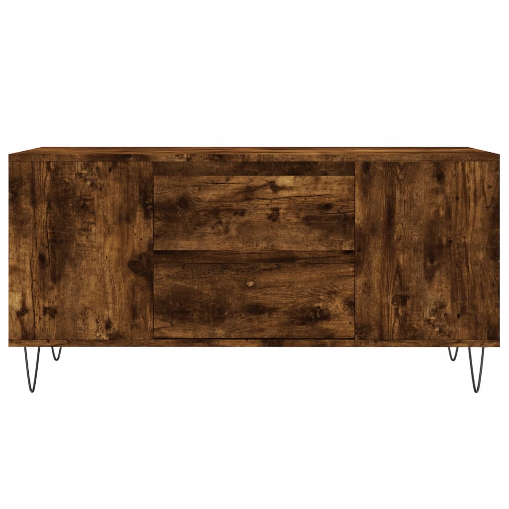 Smoked oak coffee table 102x44.5x50 cm engineered wood