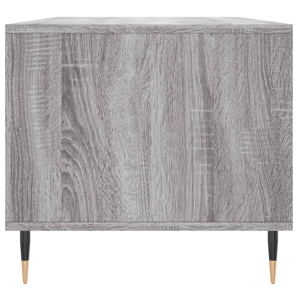 Sonoma grauer Couchtisch 90x49x45 cm Holzwerkstoff