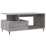 Sonoma grauer Couchtisch 90x49x45 cm Holzwerkstoff