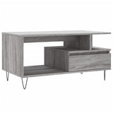 Sonoma coffee table gray 90x49x45 cm Engineered wood