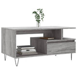 Sonoma coffee table gray 90x49x45 cm Engineered wood