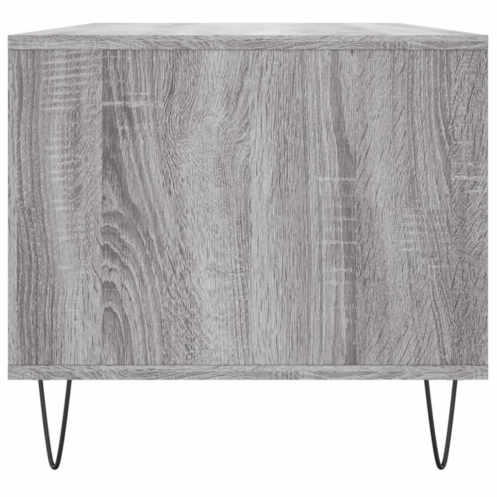 Sonoma coffee table gray 90x49x45 cm Engineered wood