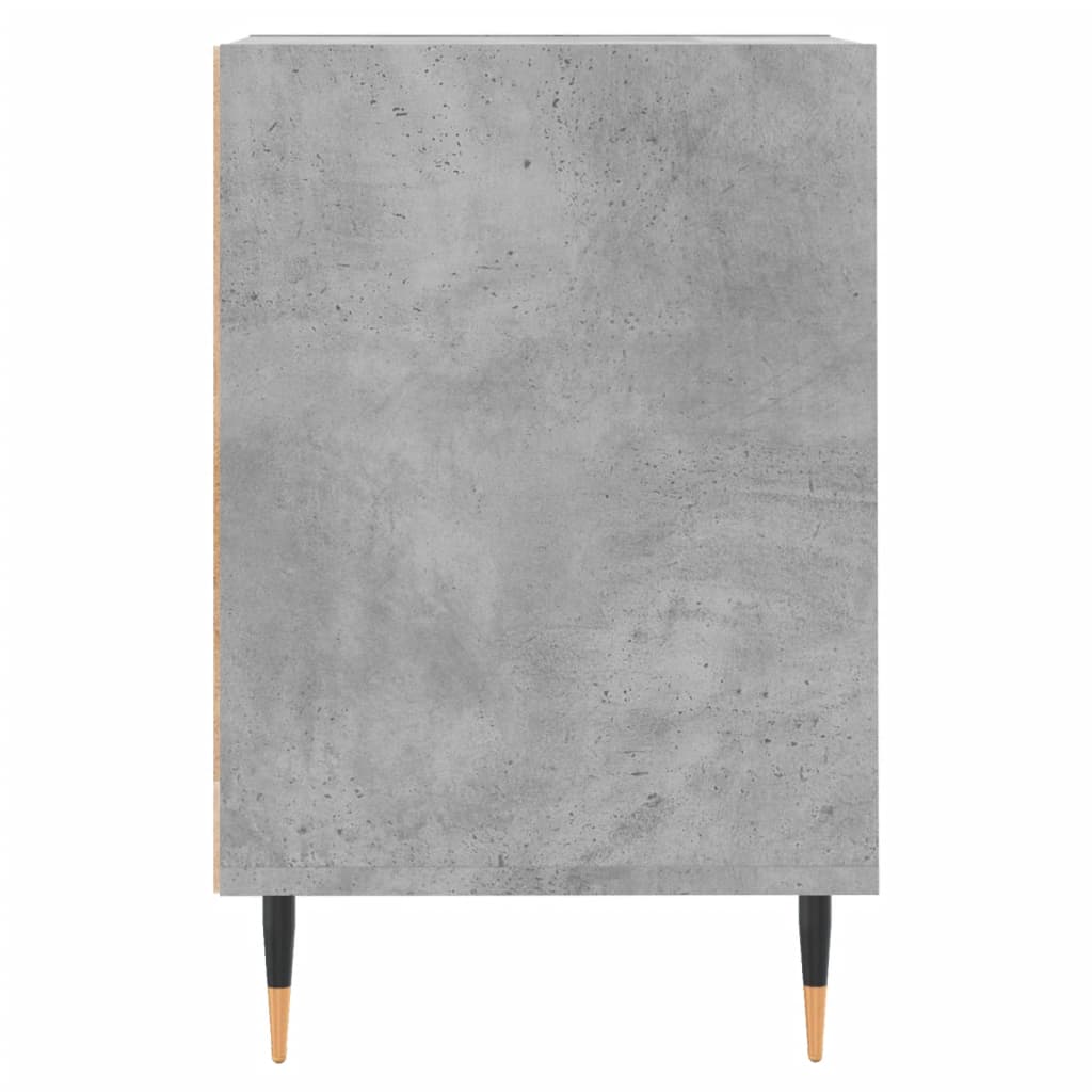 Meuble TV Gris béton 100x35x55 cm Bois d'ingénierie