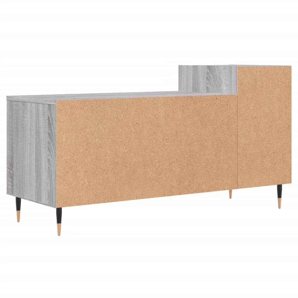 Meuble TV Sonoma gris 100x35x55 cm Bois d'ingénierie