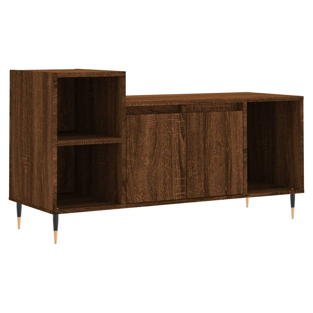 Meuble TV Chêne marron 100x35x55 cm Bois d'ingénierie