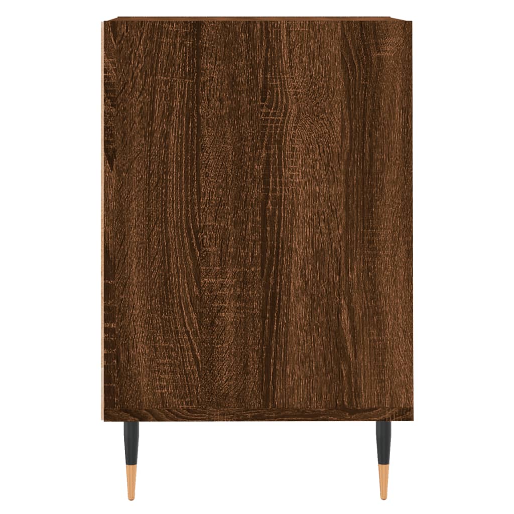 Meuble TV Chêne marron 100x35x55 cm Bois d'ingénierie