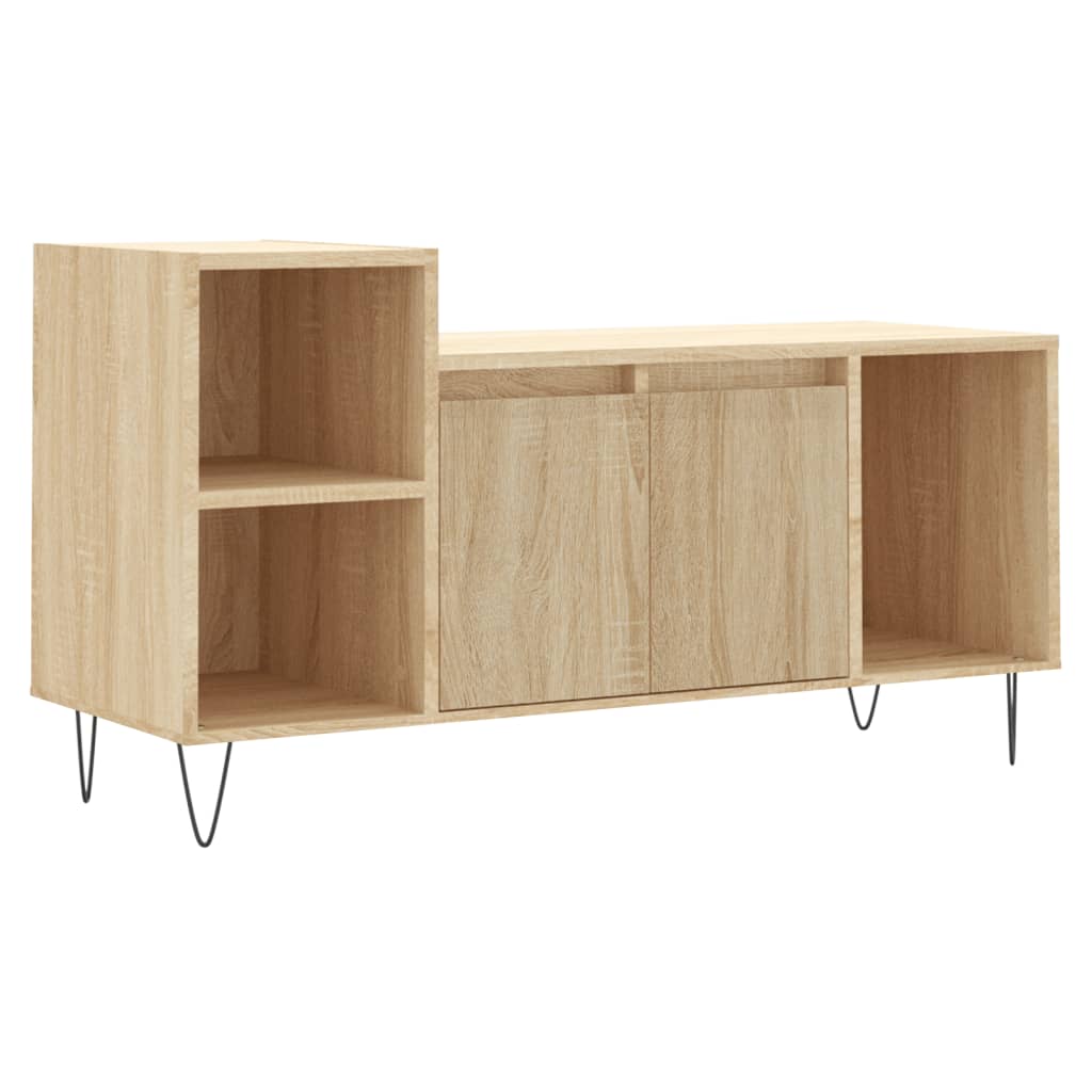 Meuble TV Chêne sonoma 100x35x55 cm Bois d'ingénierie