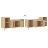 Meuble TV Chêne sonoma 100x35x55 cm Bois d'ingénierie