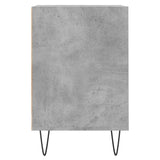 Meuble TV Gris béton 100x35x55 cm Bois d'ingénierie