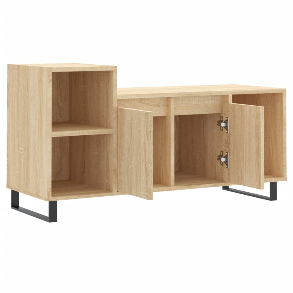 Meuble TV Chêne sonoma 100x35x55 cm Bois d'ingénierie