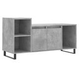 Meuble TV Gris béton 100x35x55 cm Bois d'ingénierie